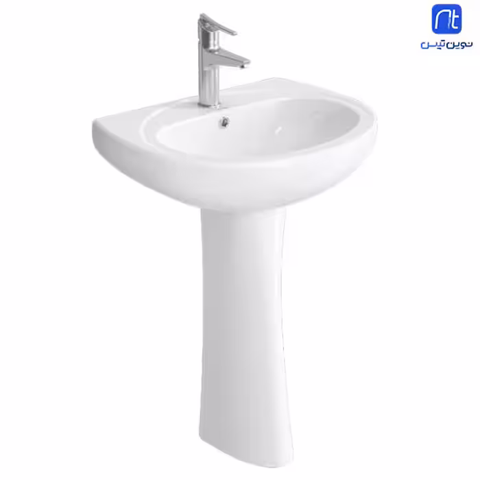 روشویی پایه دار چینی کرد مدل کاملیا 55