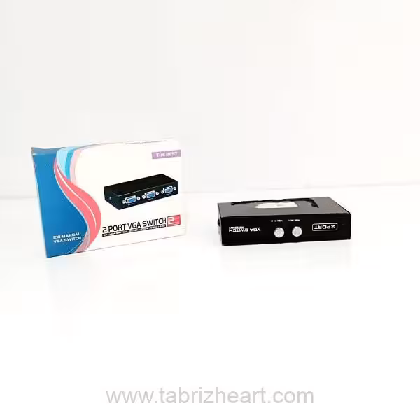 سوئیچ VGA دستی 2 پورت