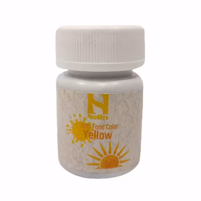 رنگ ژله ای زرد نلین