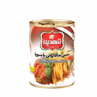 کنسرو سس ماکارانی با سویا شهدین 370 گرمی