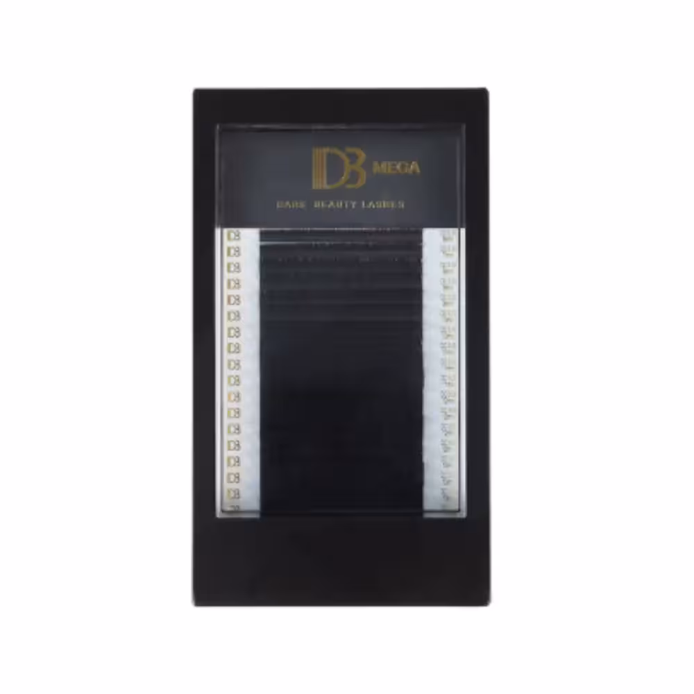 پالت مژه اکستنشن والیوم 20 لاین دی بی مگا سایز 12 ضخامت 0.07 فر CC - فروشگاه میرکمالی