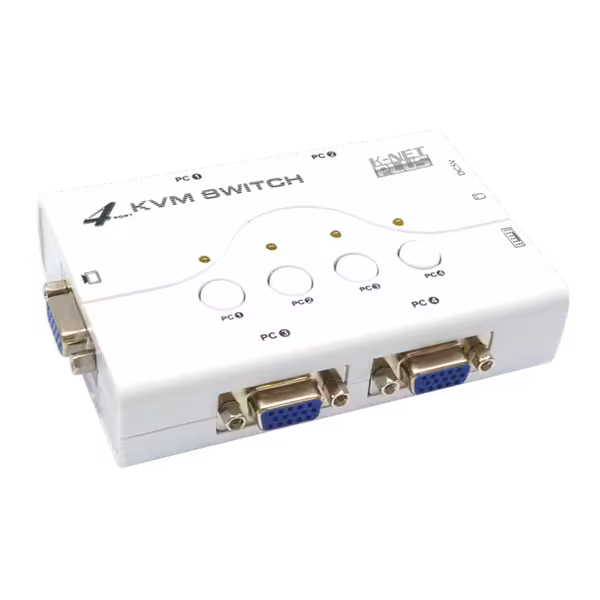 سوییچ KVM چهار پورت کی نت پلاس مدل Auto Ps2
