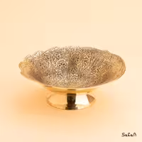 آجیل خوری برنجی آنتیک مدل برگ