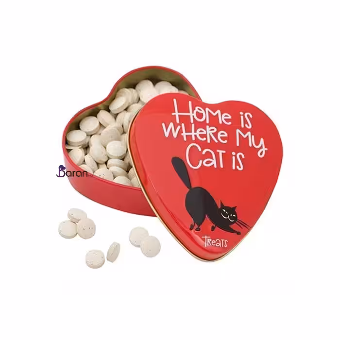 مولتی ویتامین گربه سانال حاوی مخمر با ظرف قلبی شکل (60 گرم)