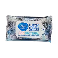 دستمال مرطوب پاک کننده دست و صورت 12 عددی دافی