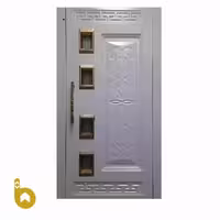 درب لولایی آسانسور | طرح گل فانتزی | عرض 70