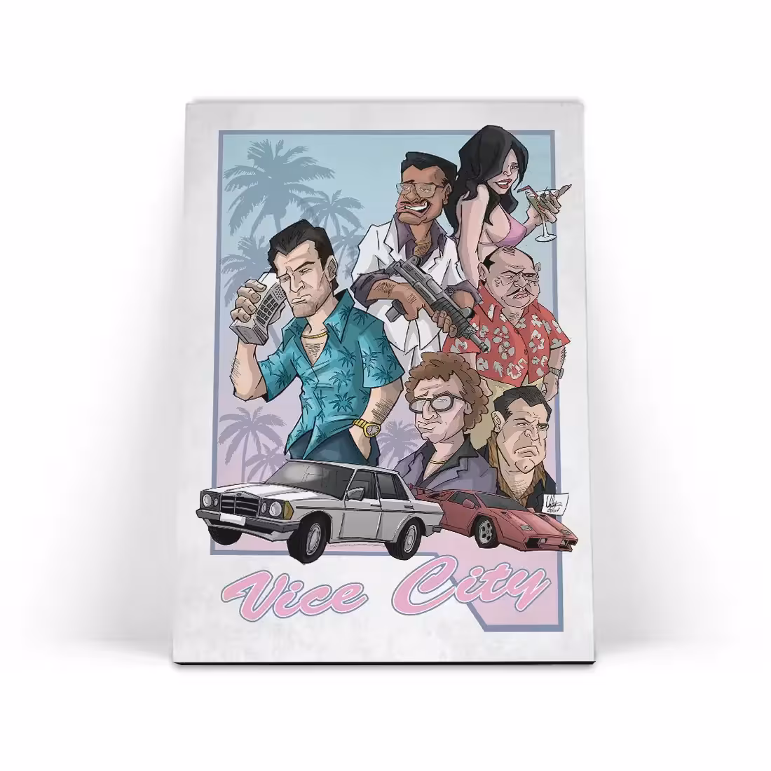 تابلو شاسی جی تی ای وایس سیتی GTA Vice City