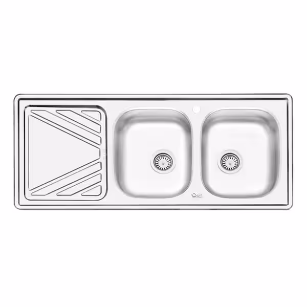 سینک ایلیا استیل توکار نیمه فانتزی 4028