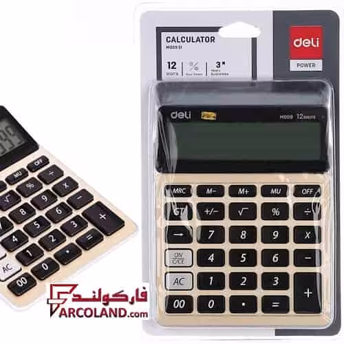 ماشین حساب رومیزی دلی Deli مدل Power کد M009-51