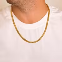 زنجیر مردانه کارتیر (Cartier ) 6 میل با استیل 304 درجه یک .کد z43.