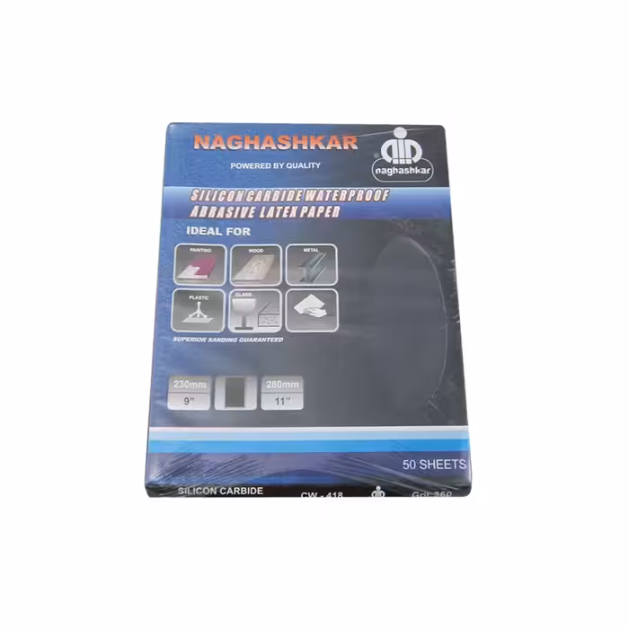 سنباده پوستاب چینی 360 پشت آبی نقاش کار