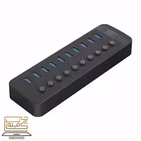 خرید هاب USB 3.0 اوریکو ORICO CT2U3-10AB از کامپیوترچی