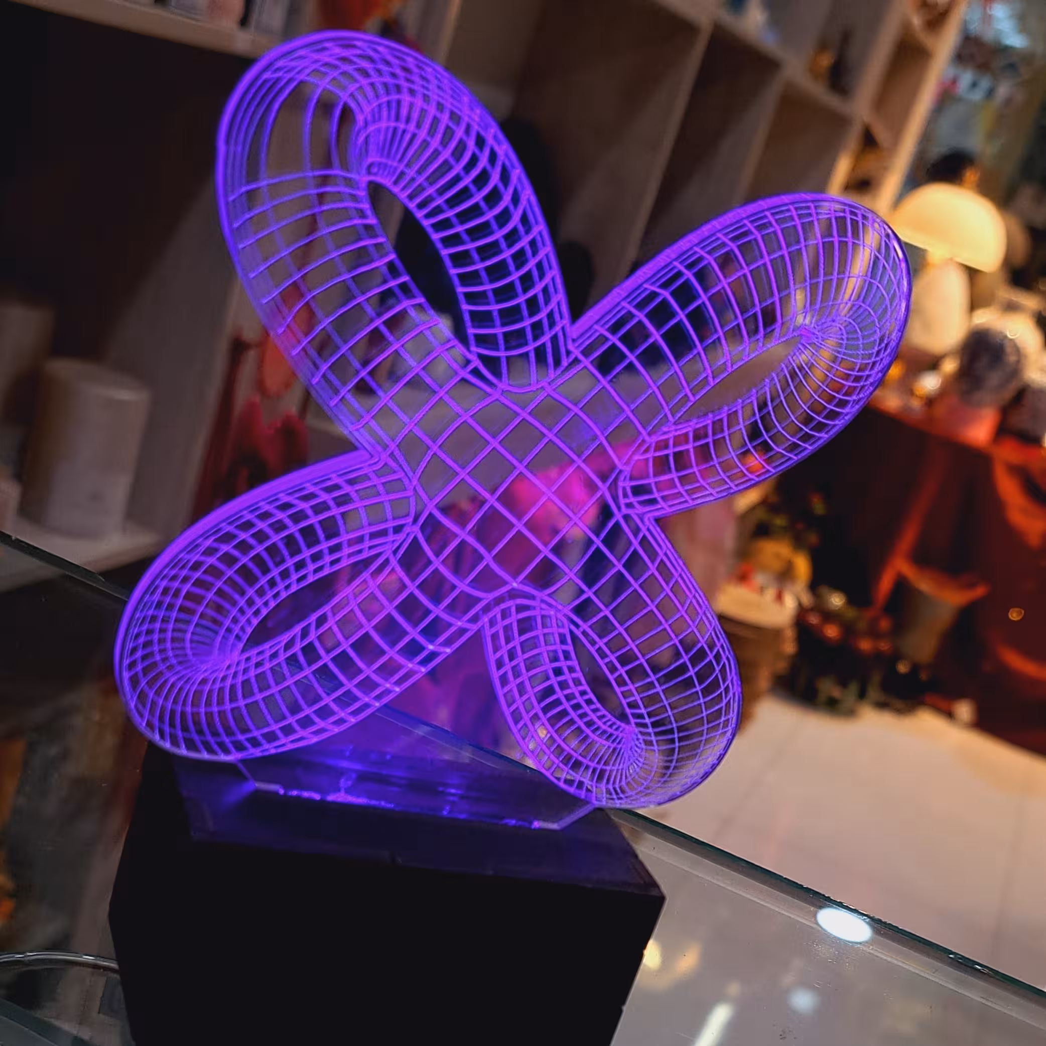 چراغ خواب فانتزی چراغخواب فانتزی چراغ خواب چوبی چراغ کودک چراغ 3بعدی چراغ ال ای دی شب خواب  اباژور کودک اباژور هندسی