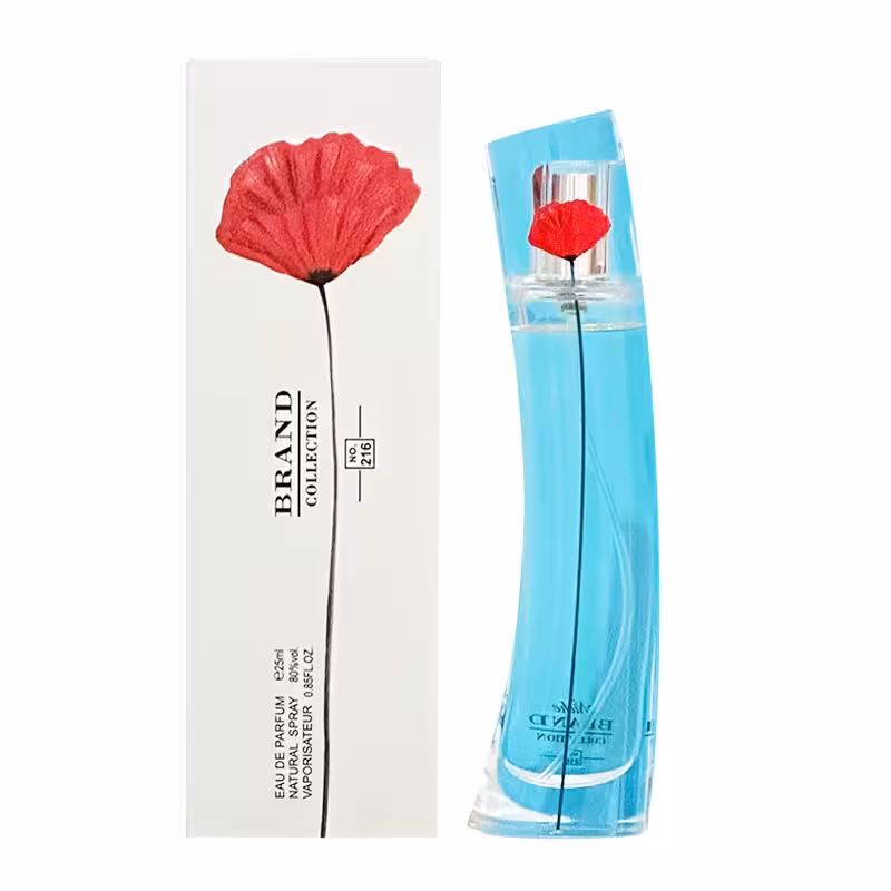 ادکلن برند کالکشن Brand Collection کد 216 مشابه رایحه Kenzo Flower by Kenzo حجم 25ml
