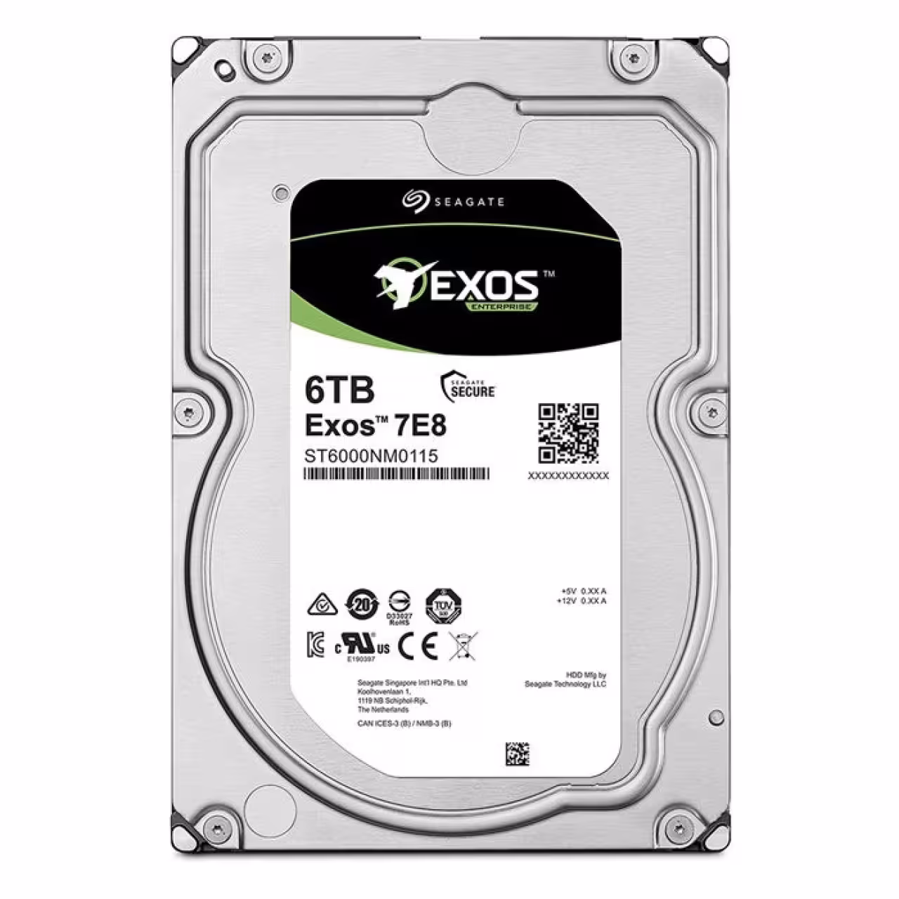 هارد دیسک اینترنال مدل Exos ST6000NM0115 ظرفیت 6 ترابایت