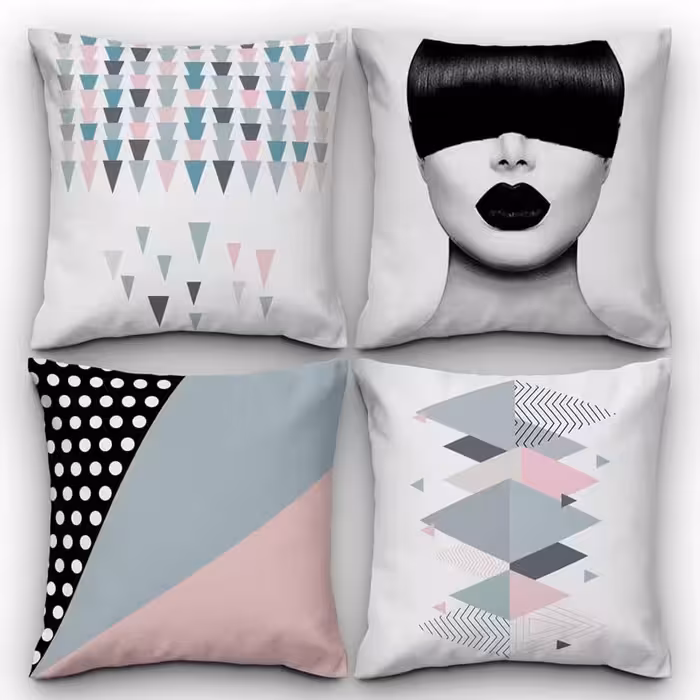 کاور کوسن کد 392 (طوسی صورتی)