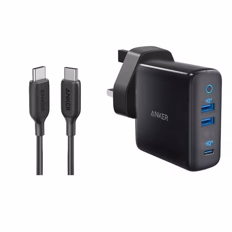 شارژر دیواری انکر مدل A2033H11 PowerPort III 65W به همراه کابل تبدیل USB-C