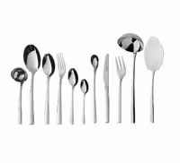 سرویس قاشق و چنگال ناب استیل 86 پارچه مدل فلورانس