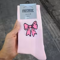 جوراب فانتزی طرح پاپیون کد 16