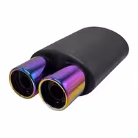 خرید منبع اگزوز اسپرت خودرو رویال دو لول هفت رنگ کد 727 | اتوموبی