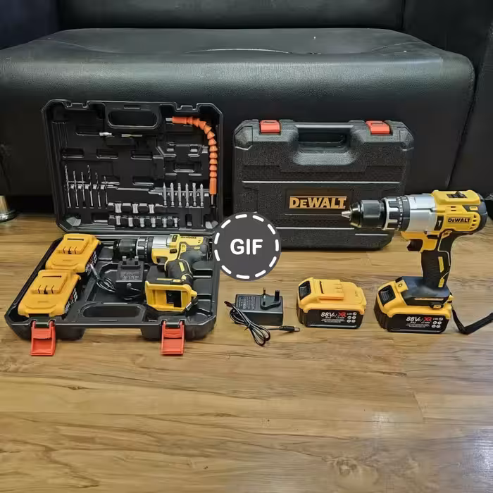 دریل شارژی 88 ولت چکشی طرح دیوالت مدل DW88V