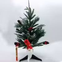 درخت کاج کریسمس نوک برفی 60 سانت میوه دار