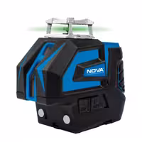 تراز لیزری شارژِی دو خط 360 درجه نور سبز compact سبز نووا NOVA مدل 2665G