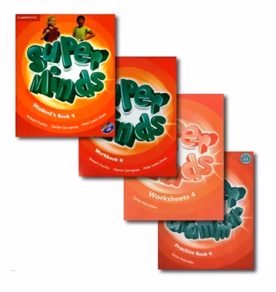 پکیج کامل کتاب سوپرمایند سطح 4 (Super Minds)