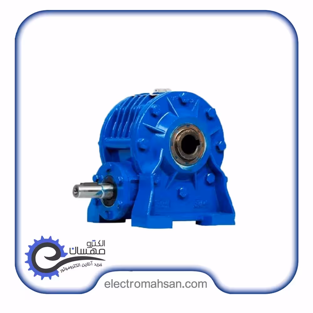 گیربکس حلزونی سهند سایز 210 نسبت 21 ورودی 48 خروجی 90 میلیمتر سری VF ساخت ایران