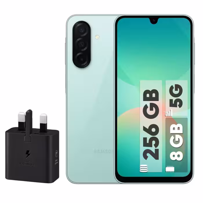 گوشی موبایل سامسونگ مدل Galaxy A26 دو سیم کارت ظرفیت 256 گیگابایت و رم 8 گیگابایت - به همراه شارژر 25 وات سامسونگ - کالاوما