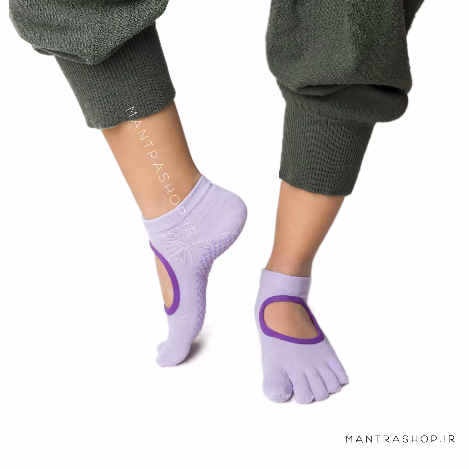 جوراب یوگا و پیلاتس برند TheraBand – استپ دار