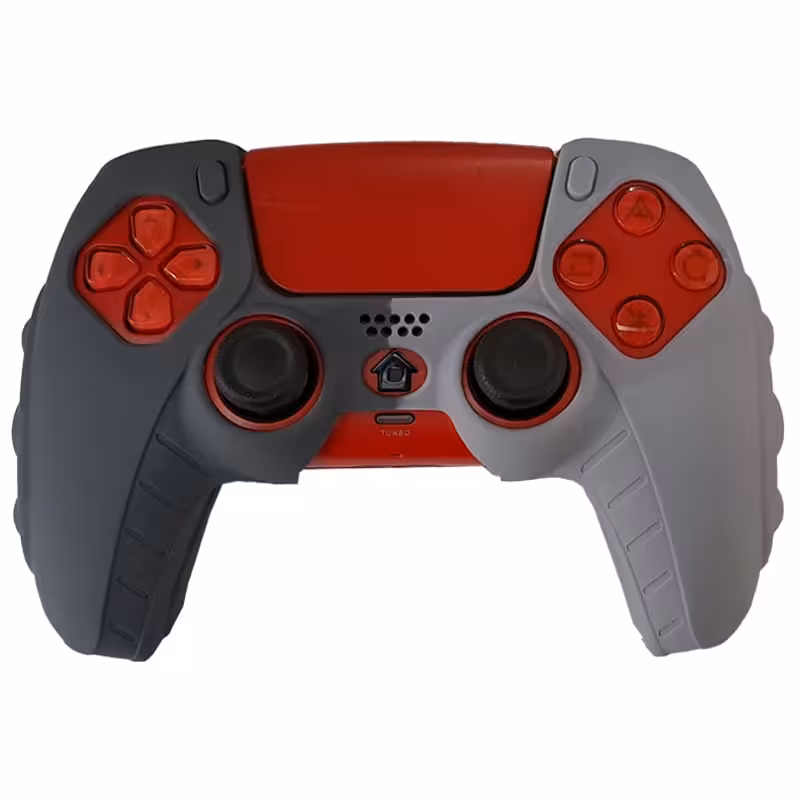 روکش دسته PS5 مدل anti slip طوسی روشن-تیره