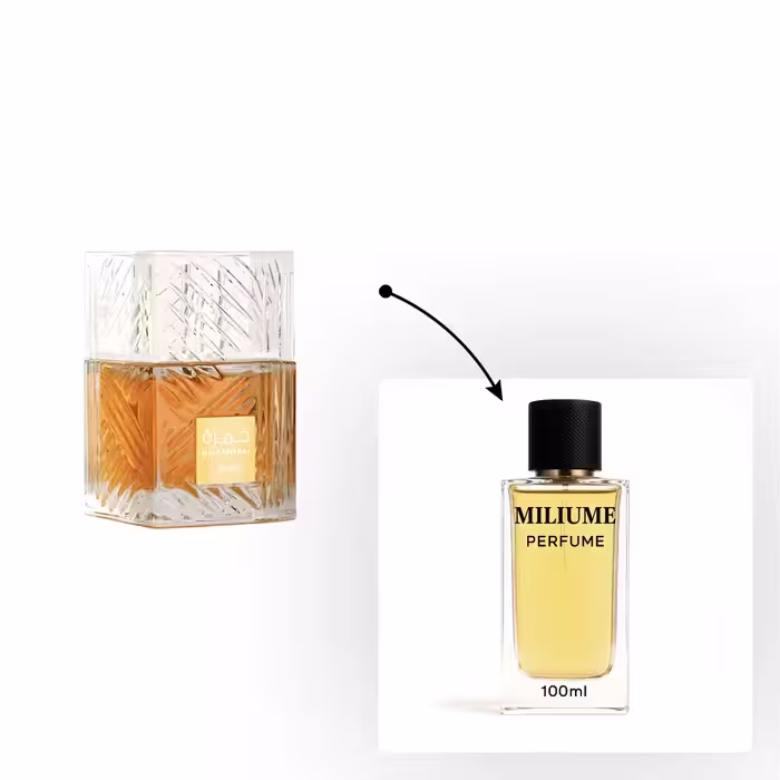 اسانس عطر Lattafa Khamrah برند kpf - کد 2724 - لطافه خمره 100ML - میلیوم پرفیوم