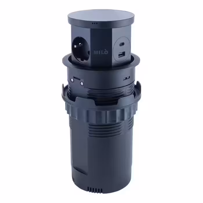 پریز آسانسوری تاچ مدل 1070 میلو | یراقینو فروش یراق آلات کابینت و درب