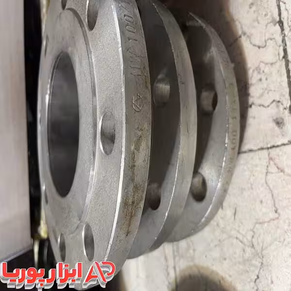 فلنج گلودار 4 اینچ استنلس استیل ریس فیس DN100/114.3 PN40 DIN2635 4541