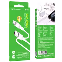 کابل تبدیل USB به لایتنینگ بروفون مدل BX43 طول 1 متر