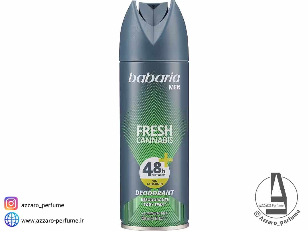 اسپری بدن مردانه باباریا Babaria کانابیس فرس حجم 200 میل