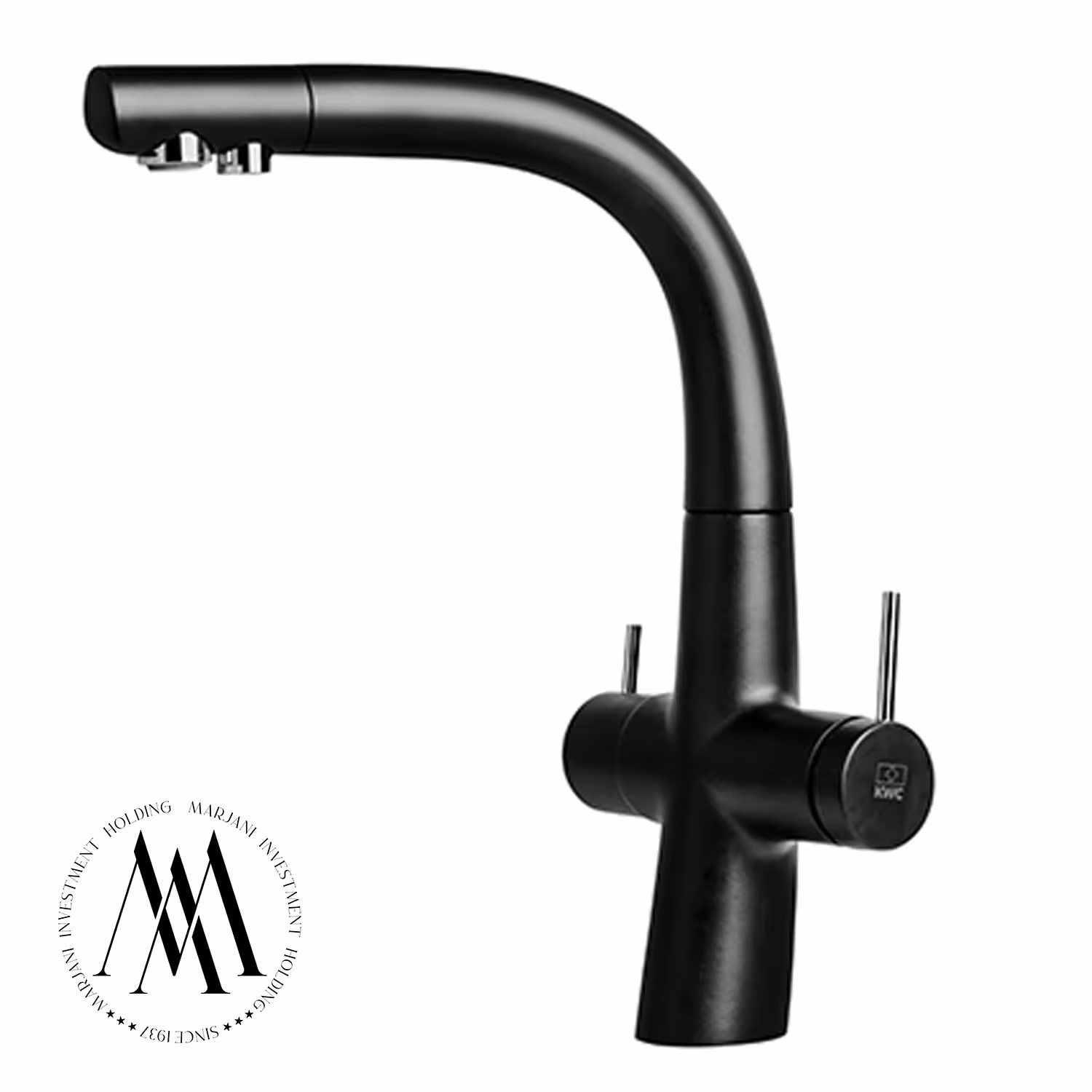 شیر ظرفشویی دومنظوره kwc مدل زو پول دان (مشکی)