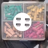 سرسوهان سنباده ای باریک روسی همراه با پایه و جعبه