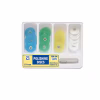 کیت دیسک پرداخت دندانپزشکی TorVM مرکزدار 4 رنگ (40 عددی)
