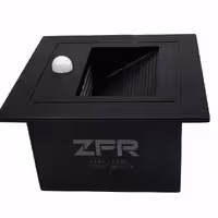 چراغ زیرپله‌ای 3 وات مربع سنسوردار مشکی – برند ZFR