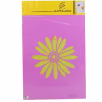 شابلون استنسیل 30*40 طرح آفتابگردان کد G100 مجد