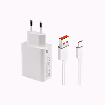 شارژر شیائومی با کابل تایپ C