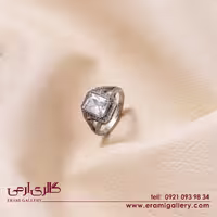انگشتر نقره امرالدکات ES_4737
