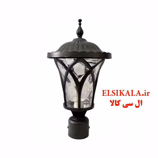 چراغ حیاطی مدل اسکای سرلوله مشکی