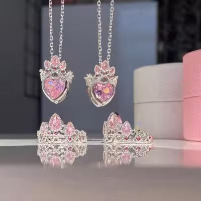 ست راپونزل / گردنبند راپونزل / انگشتر راپونزل