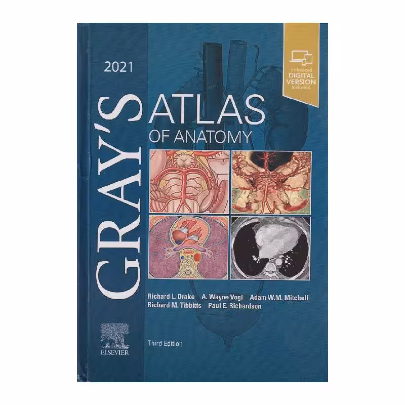 کتاب (Gray’s Atlas of Anatomy 2021 (3rd Edition