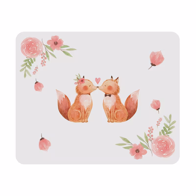 پد موس - پد ماوس طرح روباه عاشق کد p100131