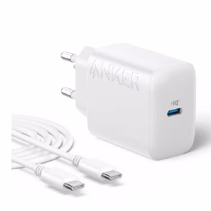 قیمت شارژر USB-C انکر B2347 20W به همراه کابل دو سر Type-C