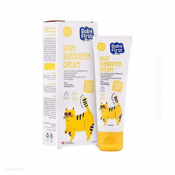 قیمت و خرید کرم ضد آفتاب کودکان بیبی فرست SPF30 سی گل 50 میل
